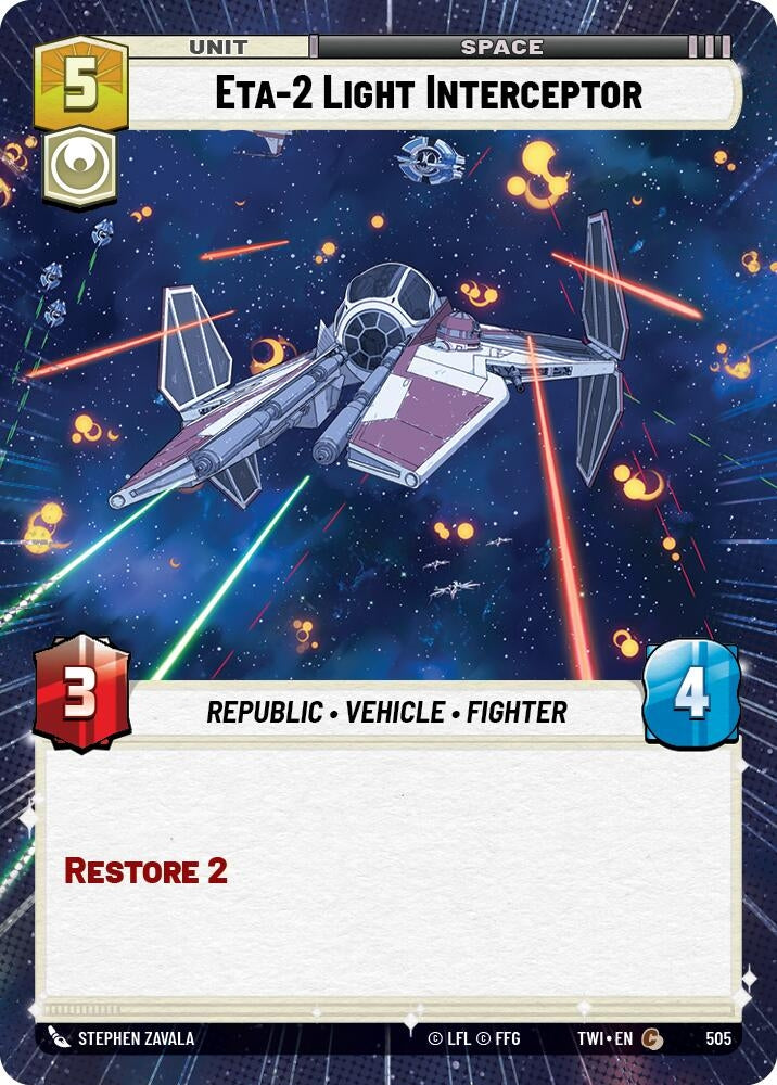Image for Eta-2 Light Interceptor (Hyperspace) - Star Wars: Unlimited