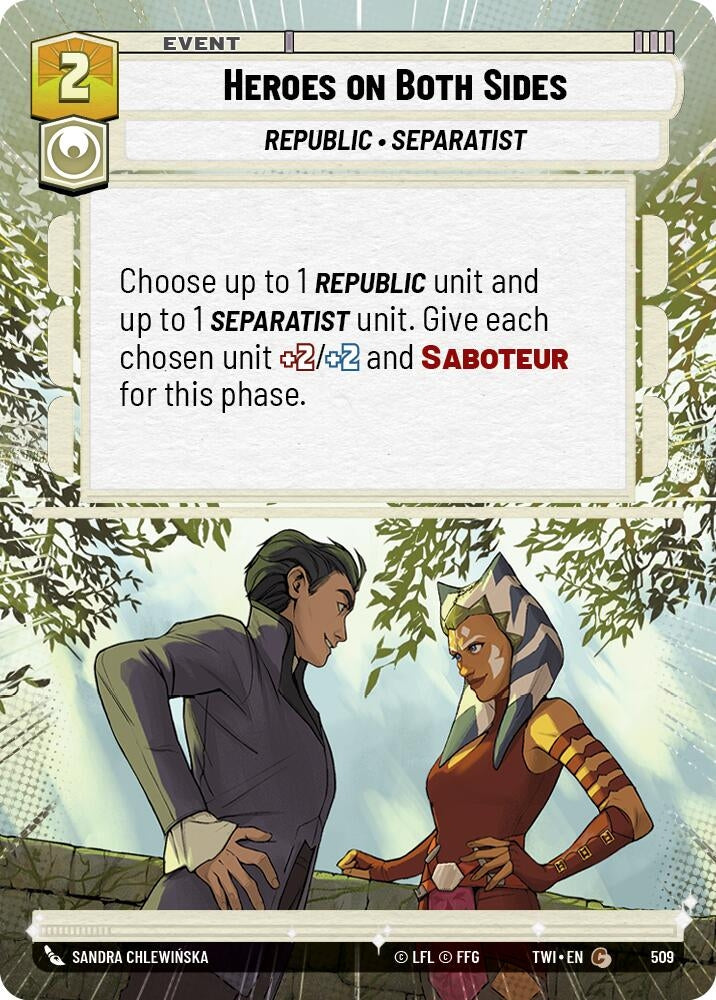 Image for Heroes on Both Sides (Hyperspace) - Star Wars: Unlimited