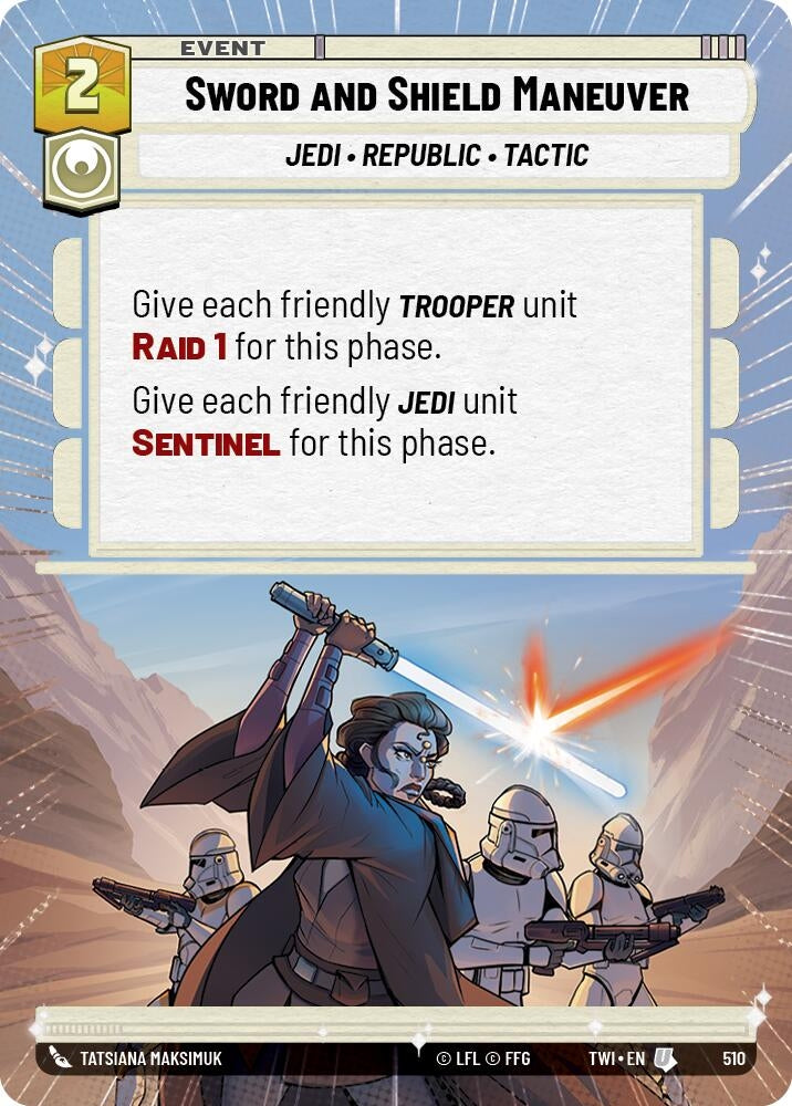 Image for Sword and Shield Maneuver (Hyperspace) - Star Wars: Unlimited