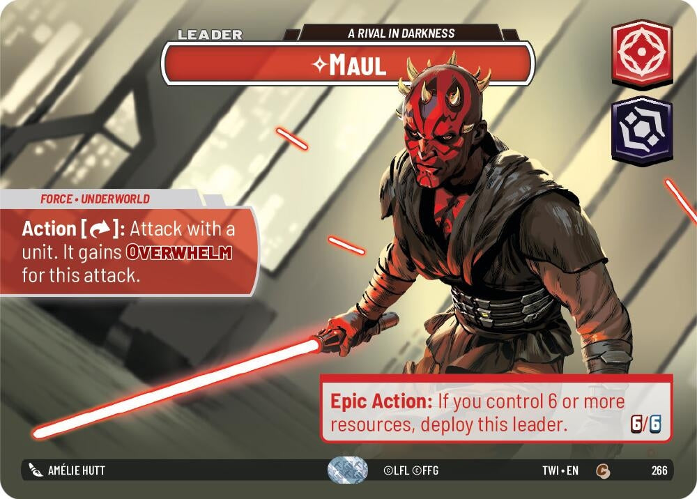 Image for Maul - A Rival in Darkness (Showcase) - Star Wars: Unlimited