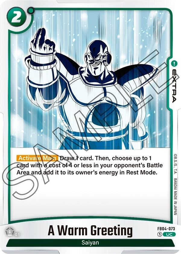 Image for A Warm Greeting - Dragon Ball Super: Fusion World