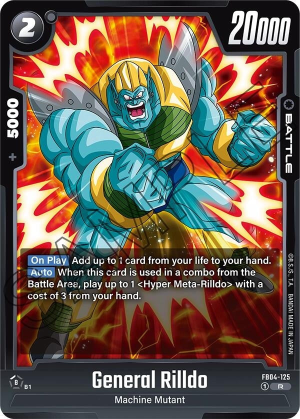 Image for General Rilldo - Dragon Ball Super: Fusion World