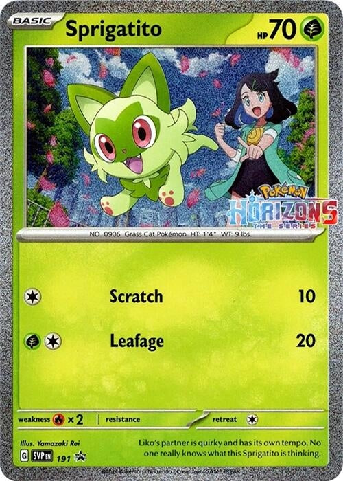 Image for Sprigatito - 191 - Pokemon