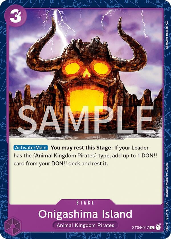 Image for Onigashima Island - One Piece Card Game