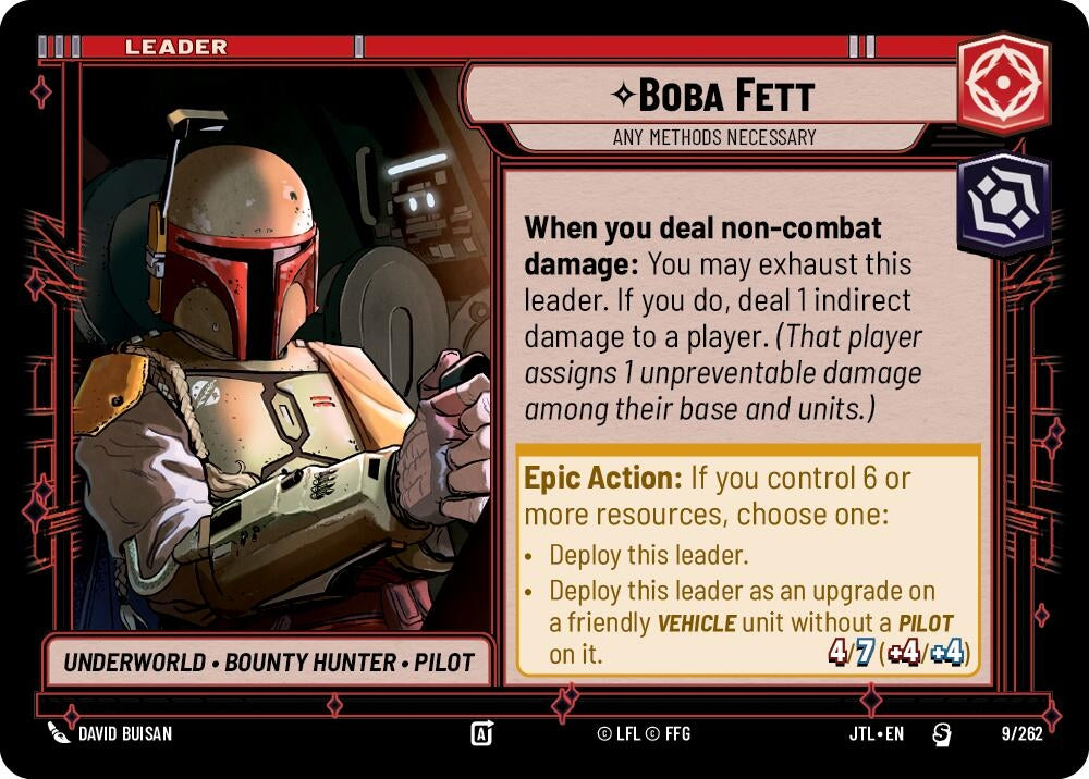 Image for Boba Fett - Any Methods Necessary - Star Wars: Unlimited