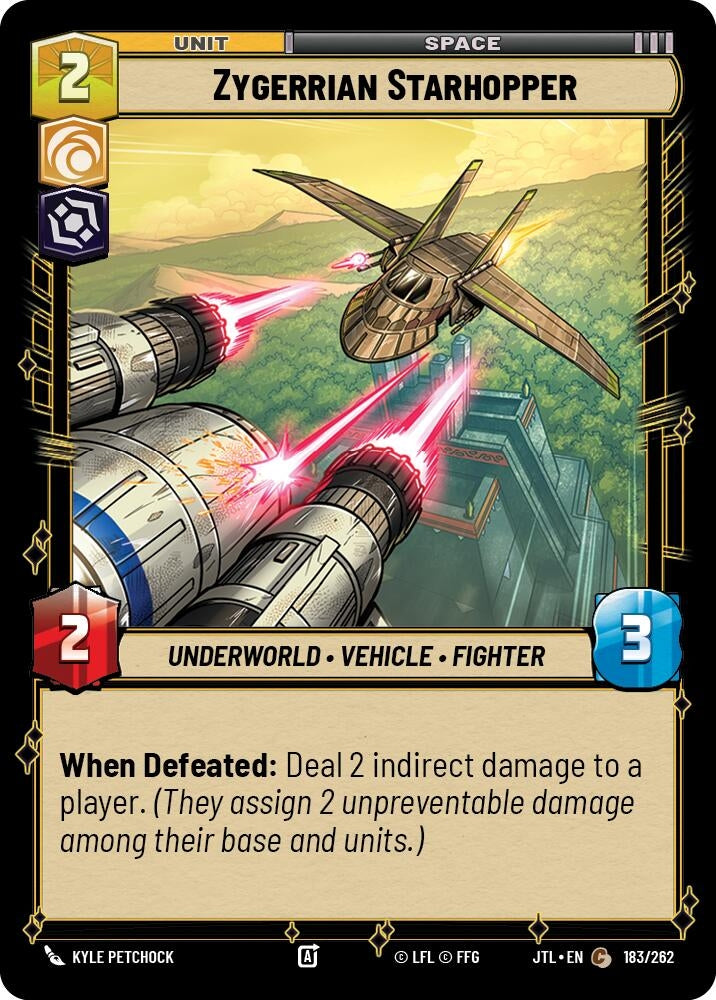 Image for Zygerrian Starhopper - Star Wars: Unlimited