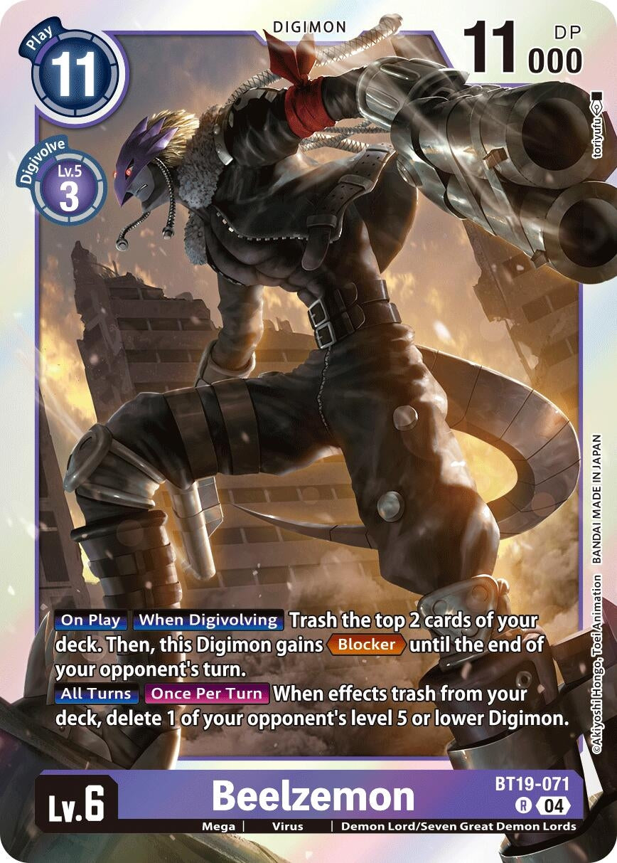 Image for Beelzemon - Digimon Card Game