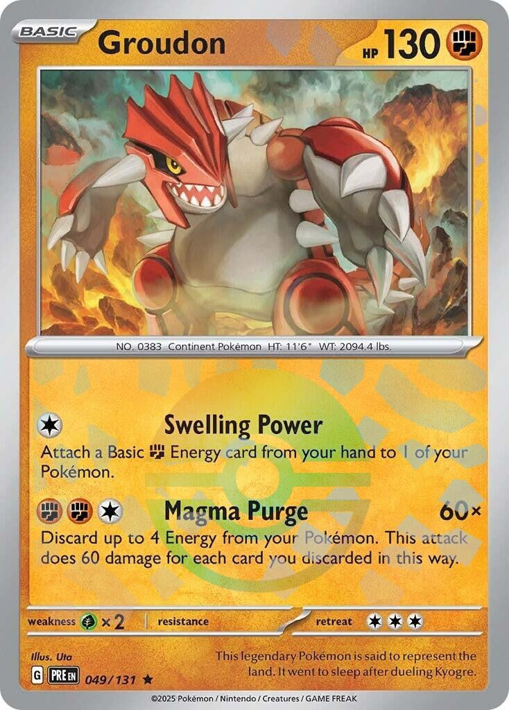 Image for Groudon (Poke Ball Pattern) - Pokemon