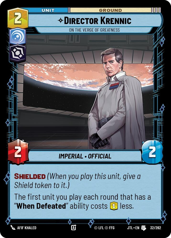 Image for Director Krennic - On the Verge of Greatness - Star Wars: Unlimited