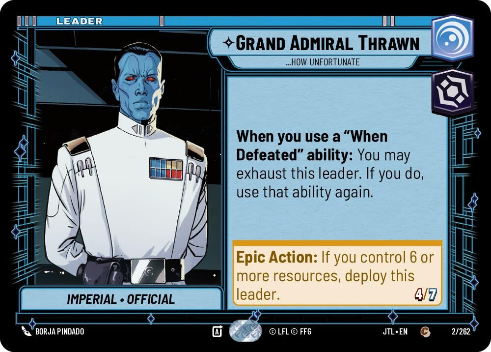 Image for Grand Admiral Thrawn - ...How Unfortunate - Star Wars: Unlimited