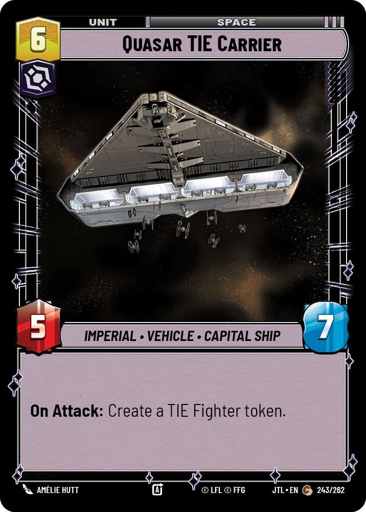 Image for Quasar TIE Carrier - Star Wars: Unlimited