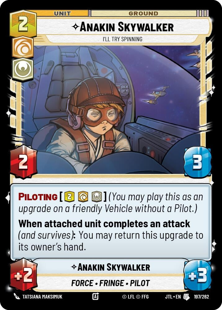 Image for Anakin Skywalker - I'll Try Spinning - Star Wars: Unlimited