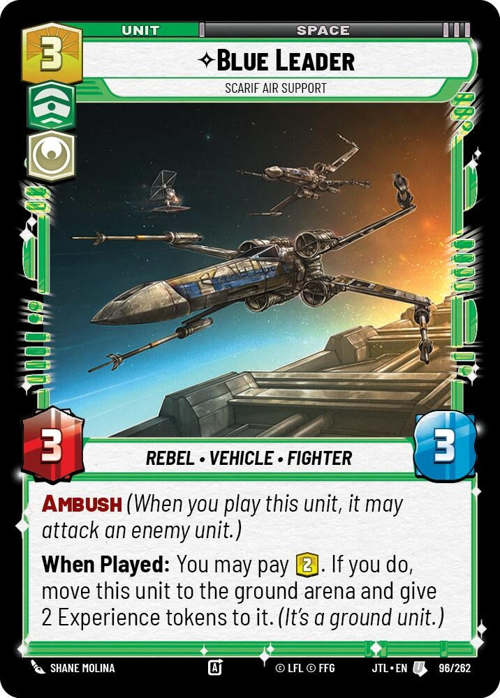 Image for Blue Leader - Scarif Air Support - Star Wars: Unlimited