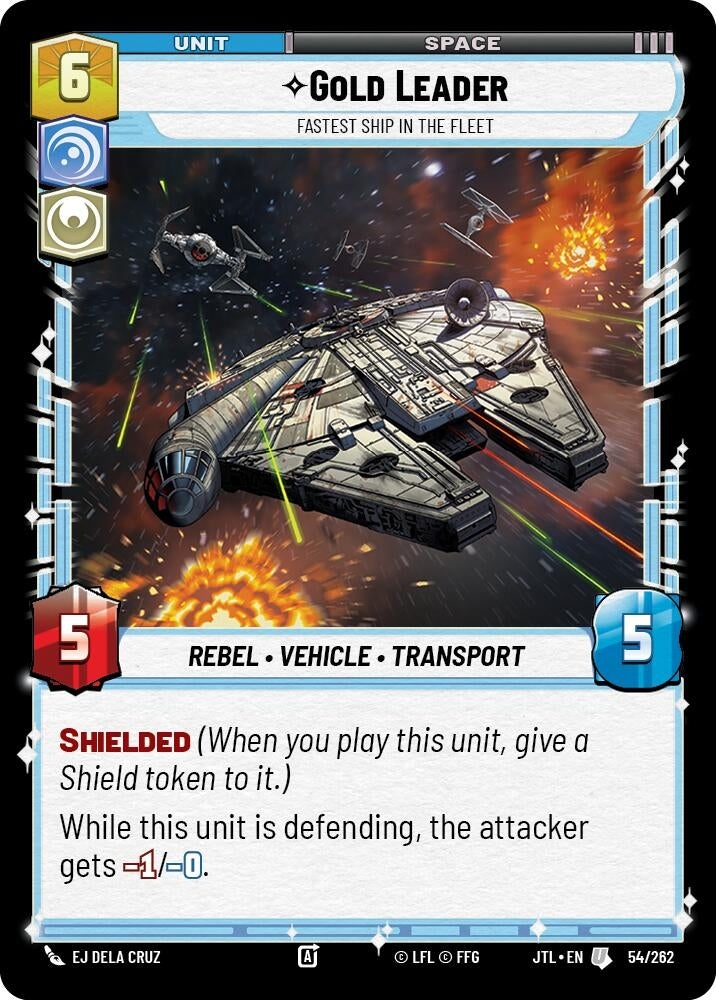 Image for Gold Leader - Fastest Ship in the Fleet - Star Wars: Unlimited