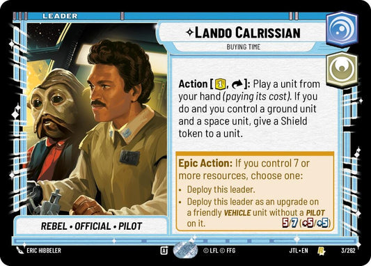 Image for Lando Calrissian - Buying Time - Star Wars: Unlimited