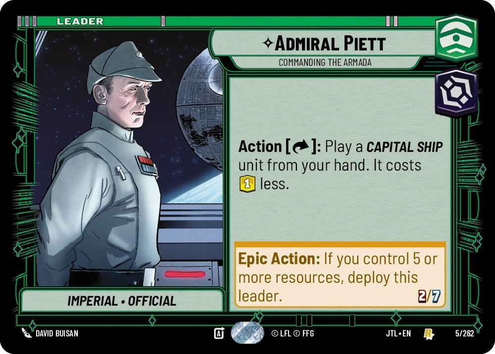 Image for Admiral Piett - Commanding the Armada - Star Wars: Unlimited