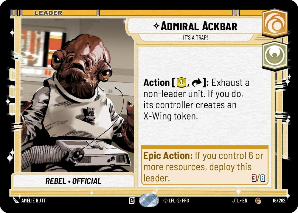 Image for Admiral Ackbar - It's A Trap! - Star Wars: Unlimited