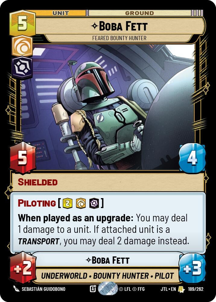 Image for Boba Fett - Feared Bounty Hunter - Star Wars: Unlimited