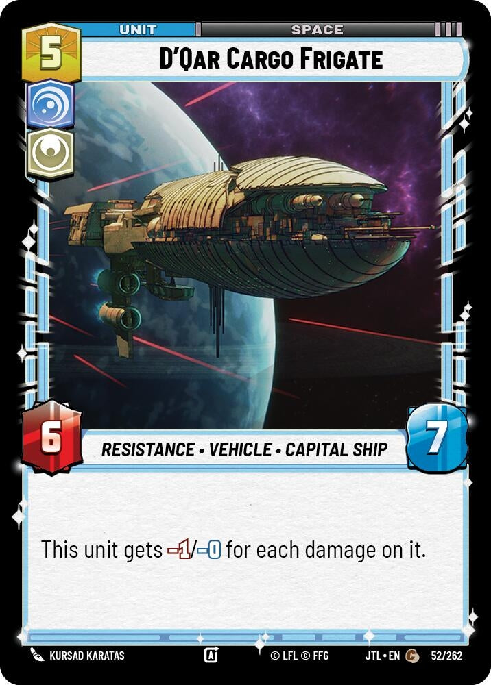 Image for D'Qar Cargo Frigate - Star Wars: Unlimited