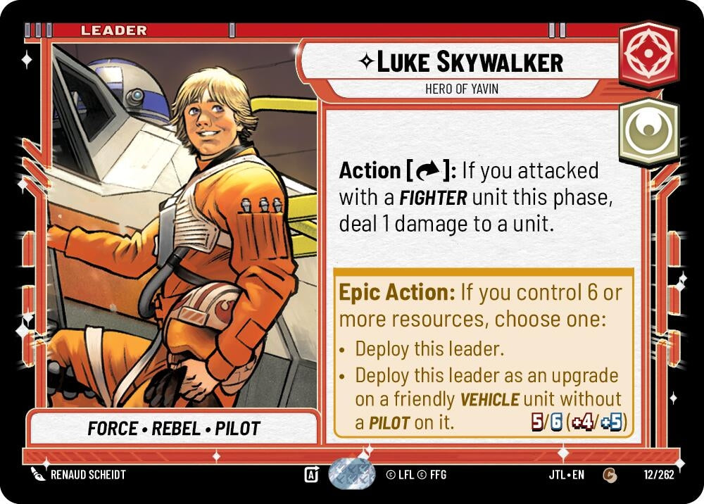 Image for Luke Skywalker - Hero of Yavin - Star Wars: Unlimited
