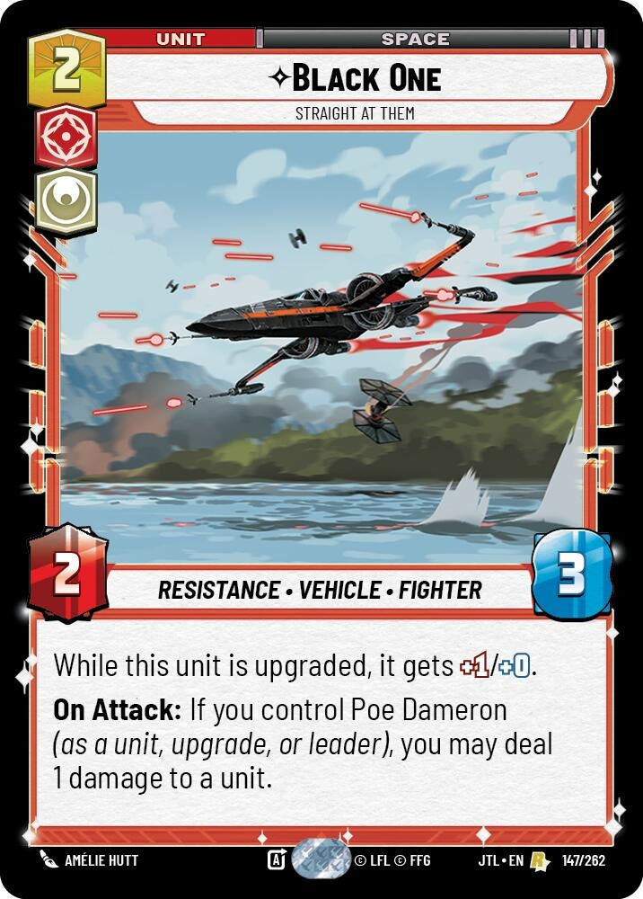 Image for Black One - Straight At Them - Star Wars: Unlimited