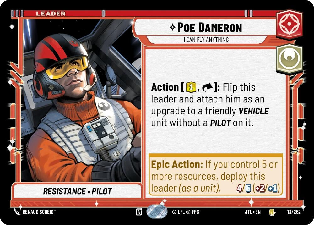 Image for Poe Dameron - I Can Fly Anything - Star Wars: Unlimited