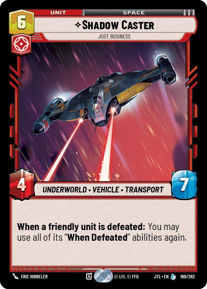 Image for Shadow Caster - Just Business - Star Wars: Unlimited