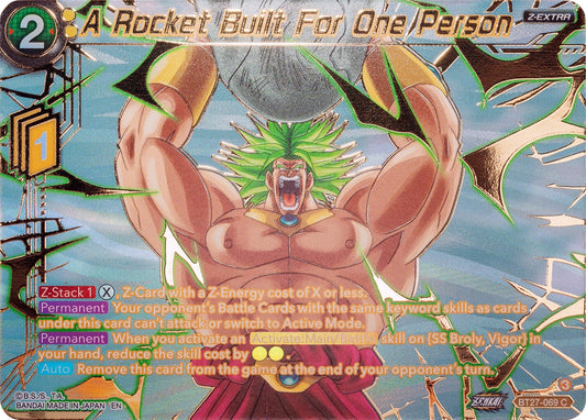 Image for A Rocket Built For One Person (Gold-Stamped) - Dragon Ball Super: Masters