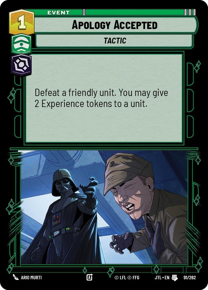 Image for Apology Accepted - Star Wars: Unlimited