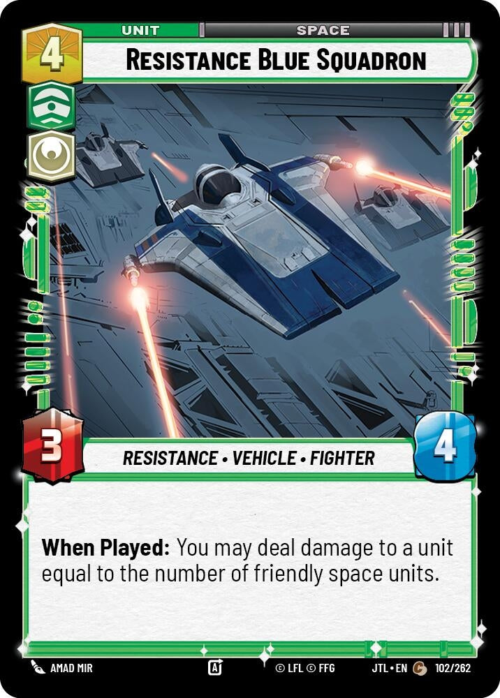 Image for Resistance Blue Squadron - Star Wars: Unlimited