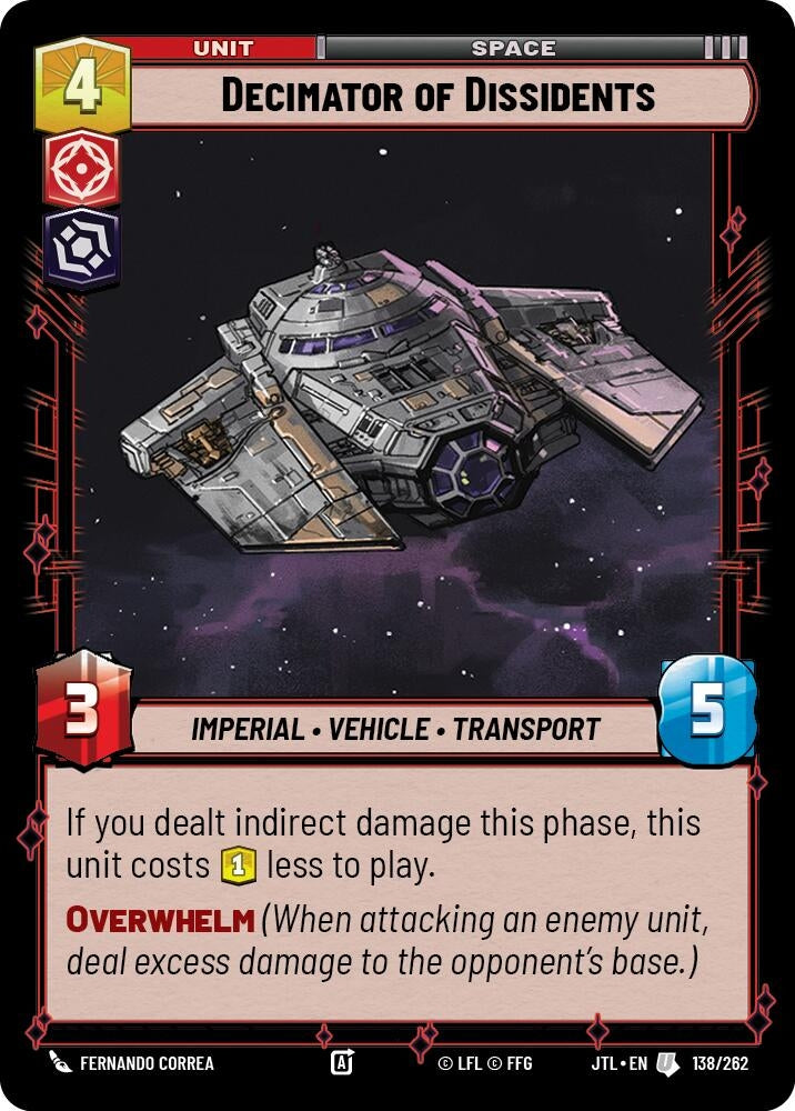Image for Decimator of Dissidents - Star Wars: Unlimited