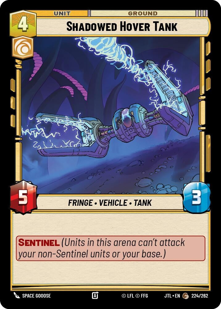 Image for Shadowed Hover Tank - Star Wars: Unlimited