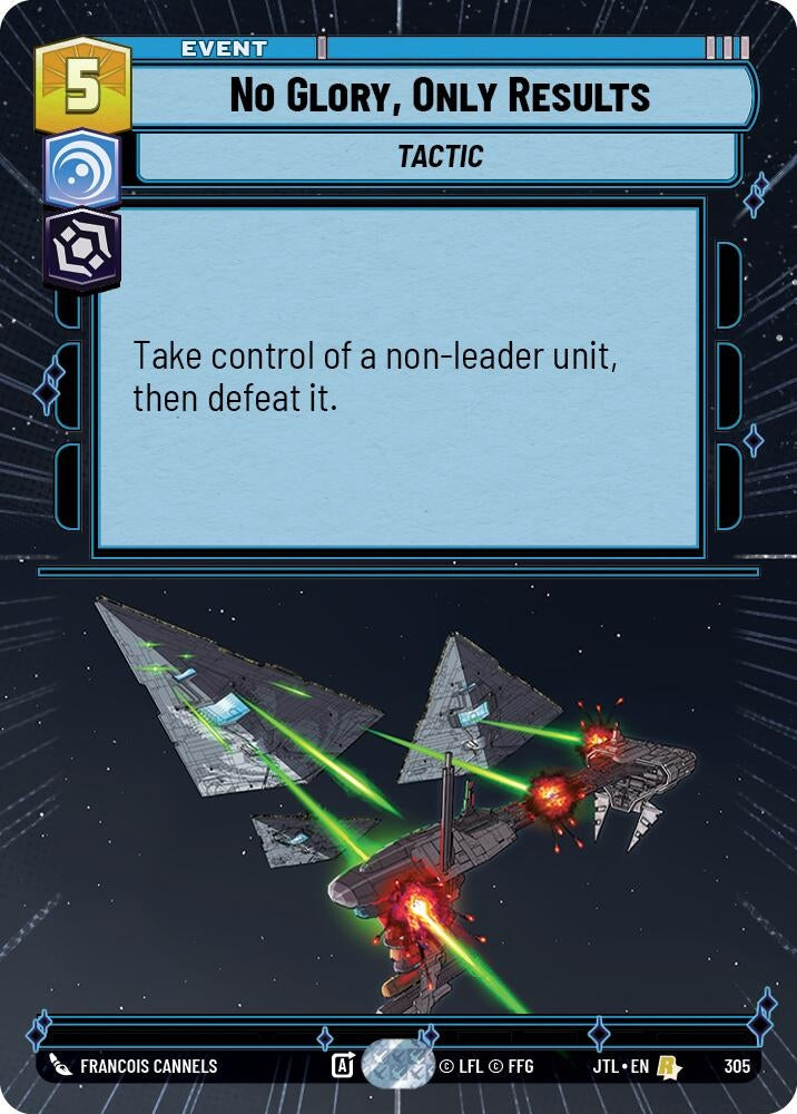 Image for No Glory, Only Results (Hyperspace) - Star Wars: Unlimited