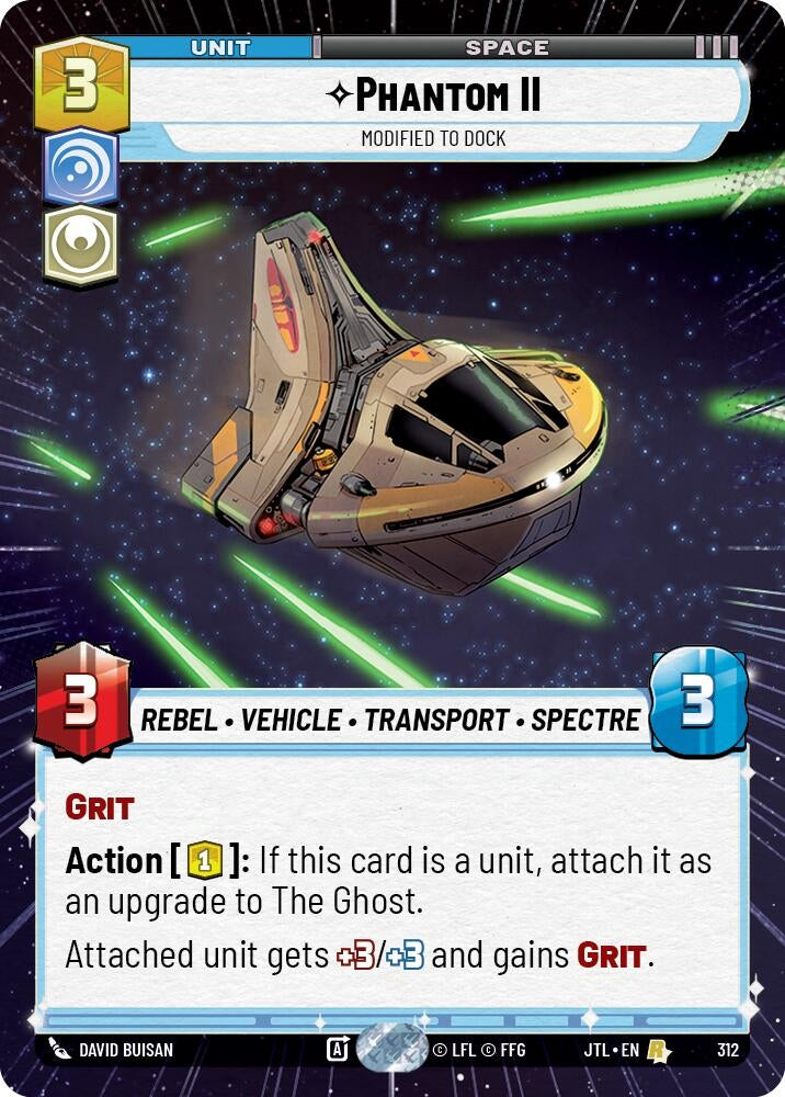 Image for Phantom II - Modified to Dock (Hyperspace) - Star Wars: Unlimited