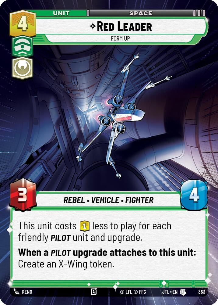 Image for Red Leader - Form Up (Hyperspace) - Star Wars: Unlimited