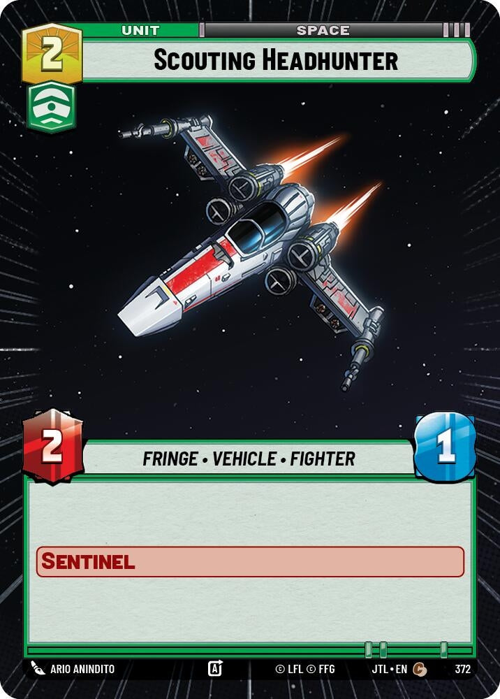 Image for Scouting Headhunter (Hyperspace) - Star Wars: Unlimited