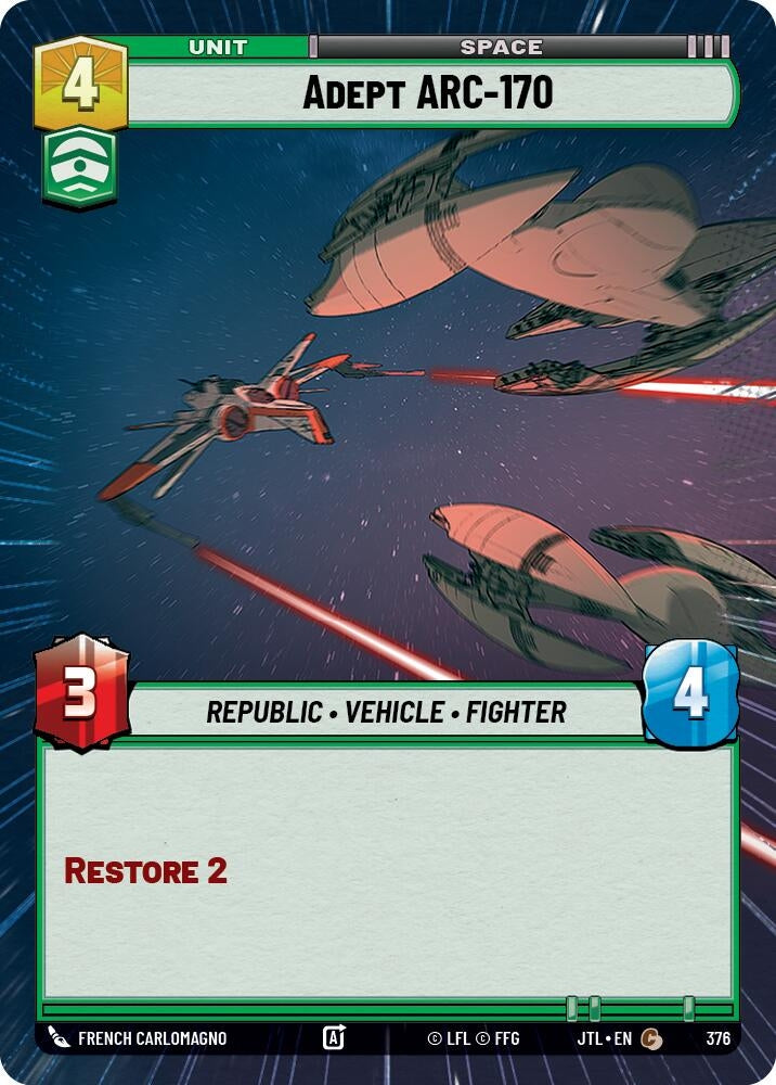Image for Adept ARC-170 (Hyperspace) - Star Wars: Unlimited