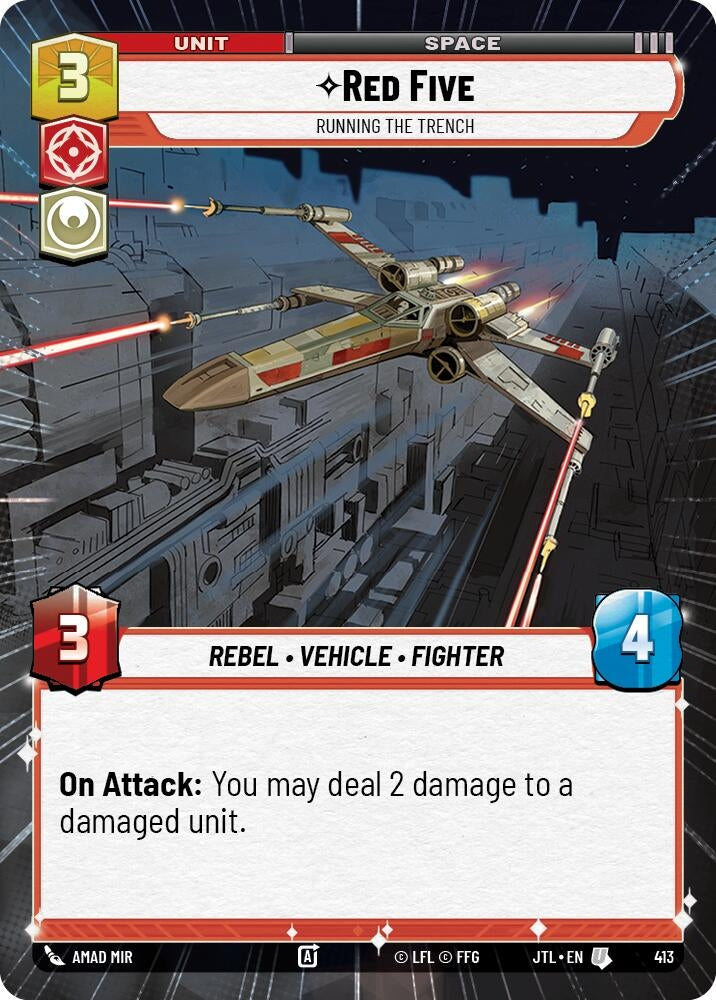 Image for Red Five - Running the Trench (Hyperspace) - Star Wars: Unlimited