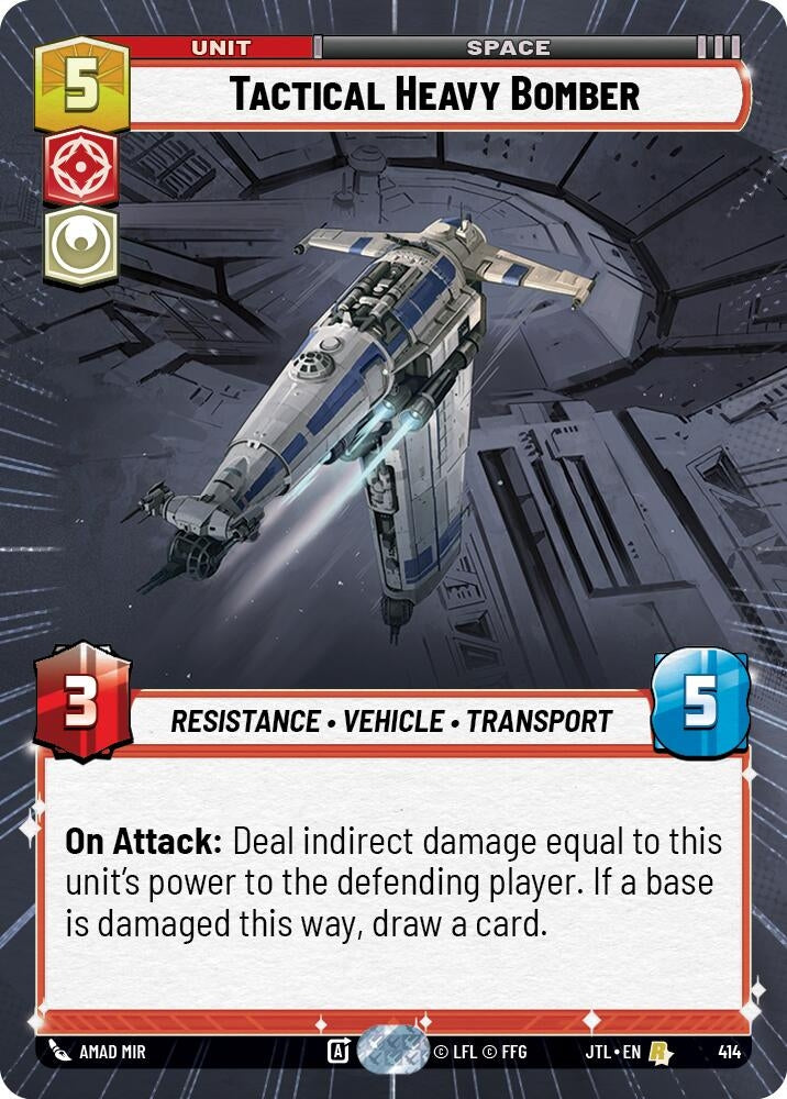 Image for Tactical Heavy Bomber (Hyperspace) - Star Wars: Unlimited