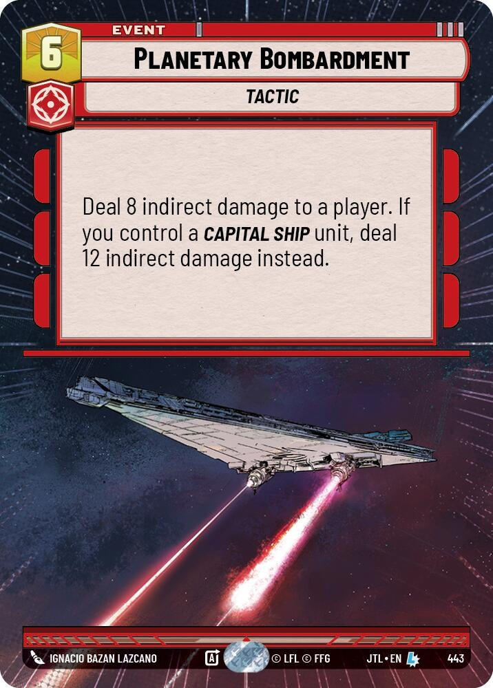 Image for Planetary Bombardment (Hyperspace) - Star Wars: Unlimited
