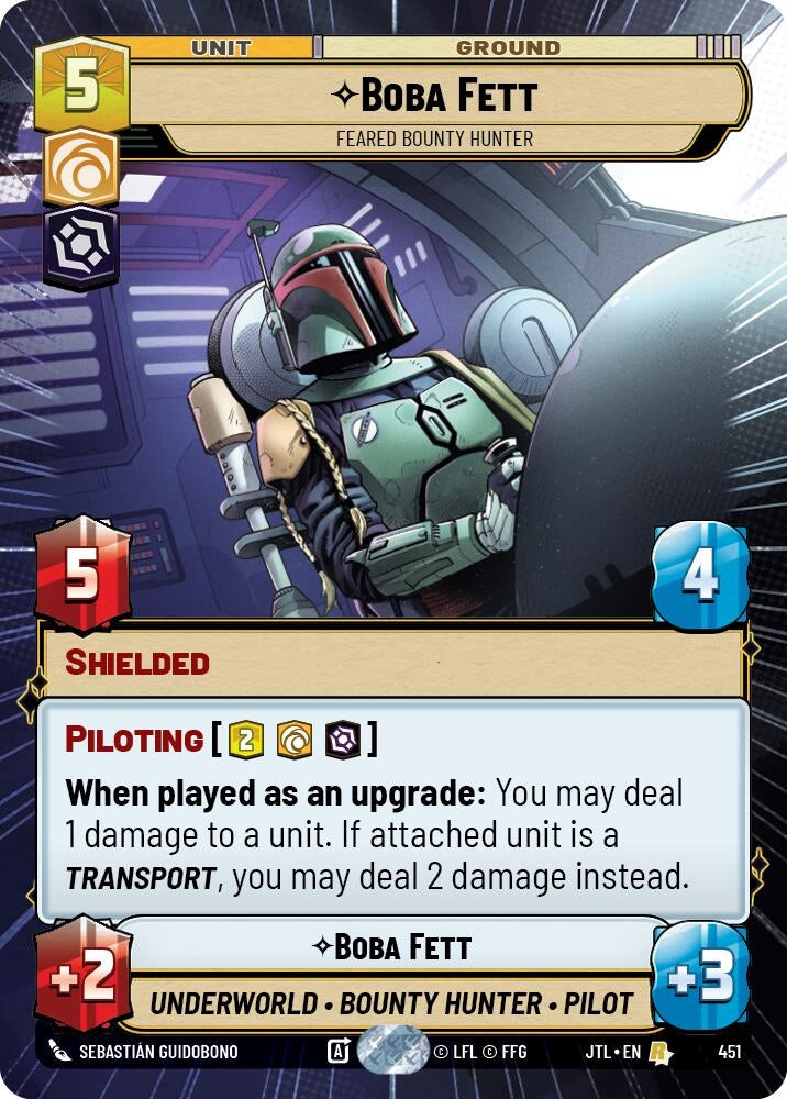 Image for Boba Fett - Feared Bounty Hunter (Hyperspace) - Star Wars: Unlimited