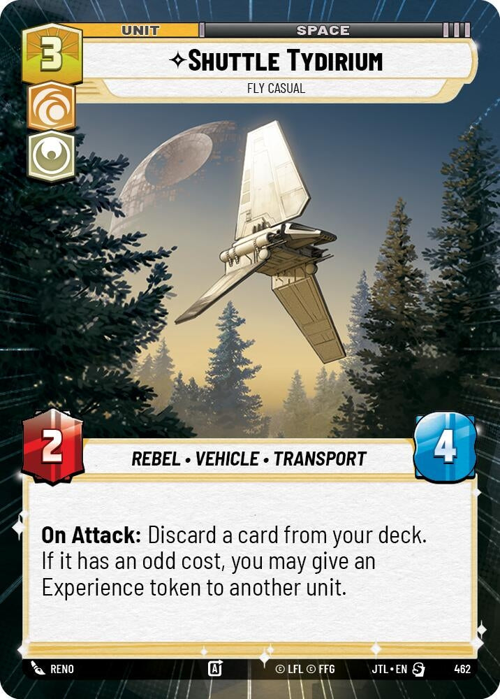 Image for Shuttle Tydirium - Fly Casual (Hyperspace) - Star Wars: Unlimited