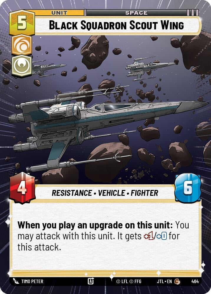 Image for Black Squadron Scout Wing (Hyperspace) - Star Wars: Unlimited