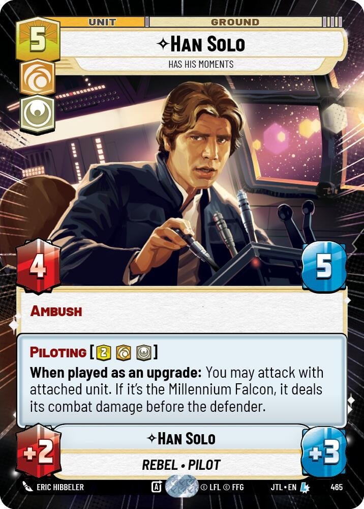 Image for Han Solo - Has His Moments (Hyperspace) - Star Wars: Unlimited