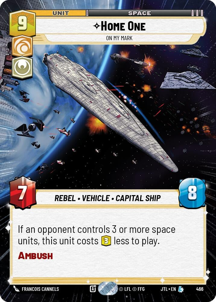 Image for Home One - On My Mark (Hyperspace) - Star Wars: Unlimited