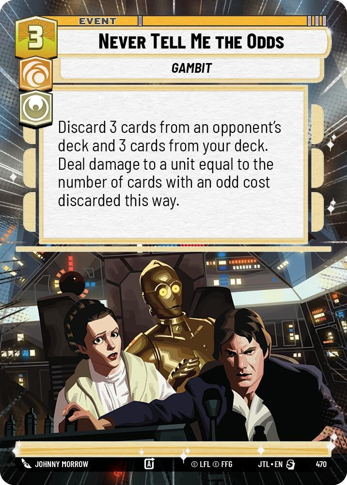 Image for Never Tell Me the Odds (Hyperspace) - Star Wars: Unlimited