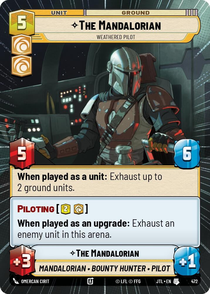 Image for The Mandalorian - Weathered Pilot (Hyperspace) - Star Wars: Unlimited