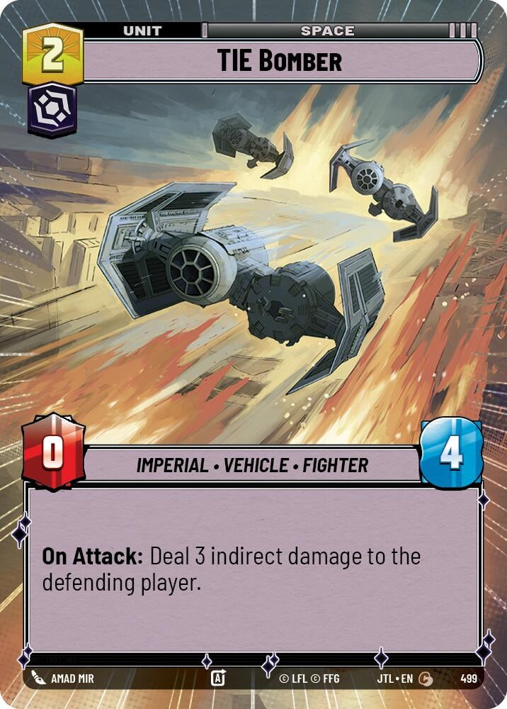 Image for TIE Bomber (Hyperspace) - Star Wars: Unlimited