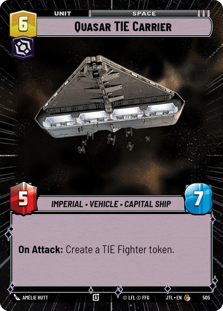 Image for Quasar TIE Carrier (Hyperspace) - Star Wars: Unlimited