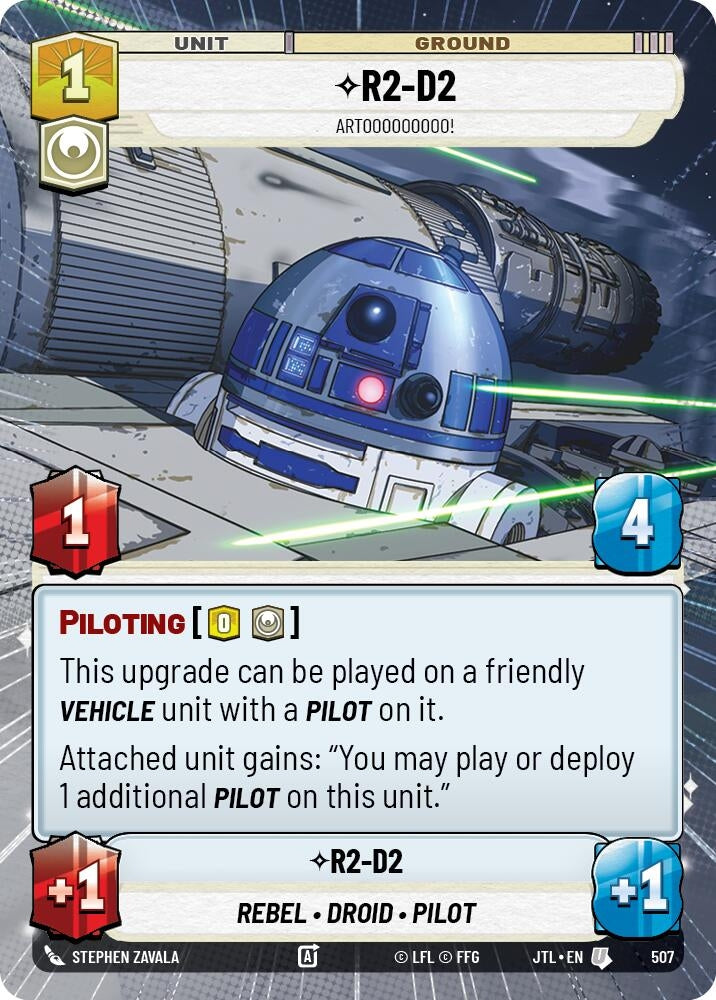 Image for R2-D2 - Artooooooooo! (Hyperspace) - Star Wars: Unlimited